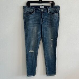 Oliver Logan Men Distressed Denim Jeans 32x30